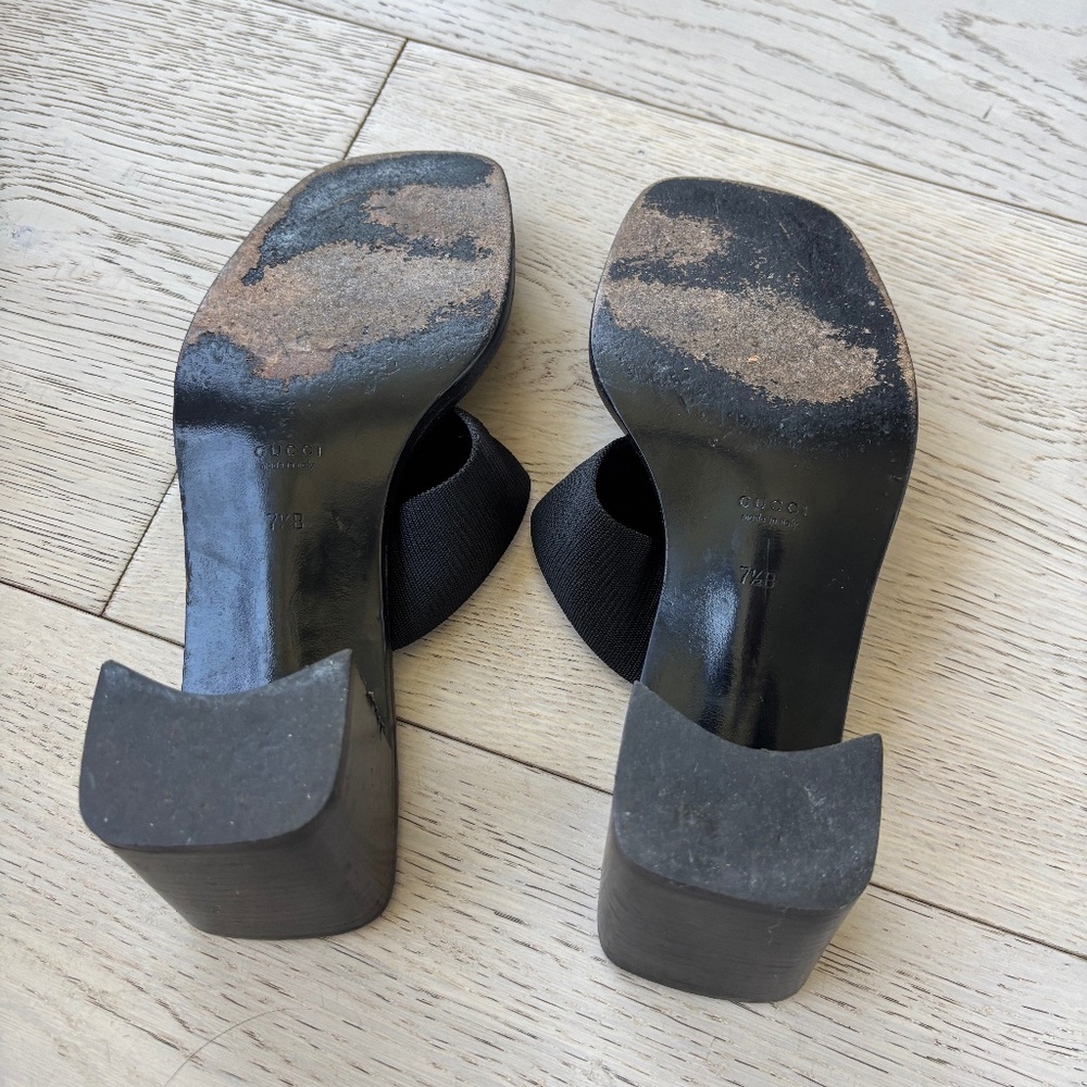 GUCCI Strappy chunky heels - Picture 6 of 8
